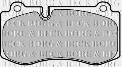 BORG & BECK bbp2036 -  Комплект тормозных колодок, дисковый тормоз